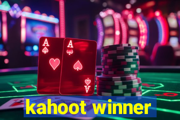 kahoot winner